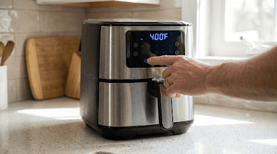 Air Fryer Cooking – Flavor Flip vegetables in air fryer basket single layer crispy cooking