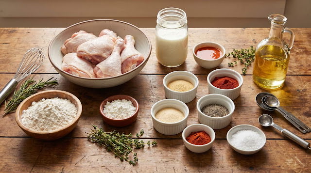 ingrediant Crispy Fried Chicken