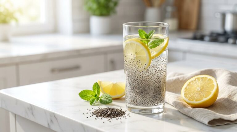 Chia Seed Water Recipe: The Easy Fibermaxxing Drink