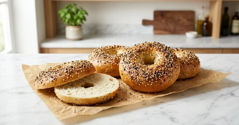 Cottage Cheese Bagels (12g Protein, 5g Fiber)